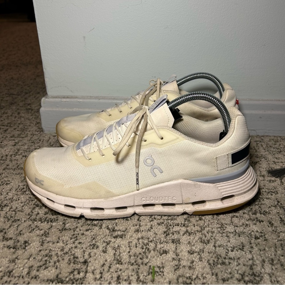 On Cloudnova Form Cloudtec White Eclipse Lace-Up … - image 2